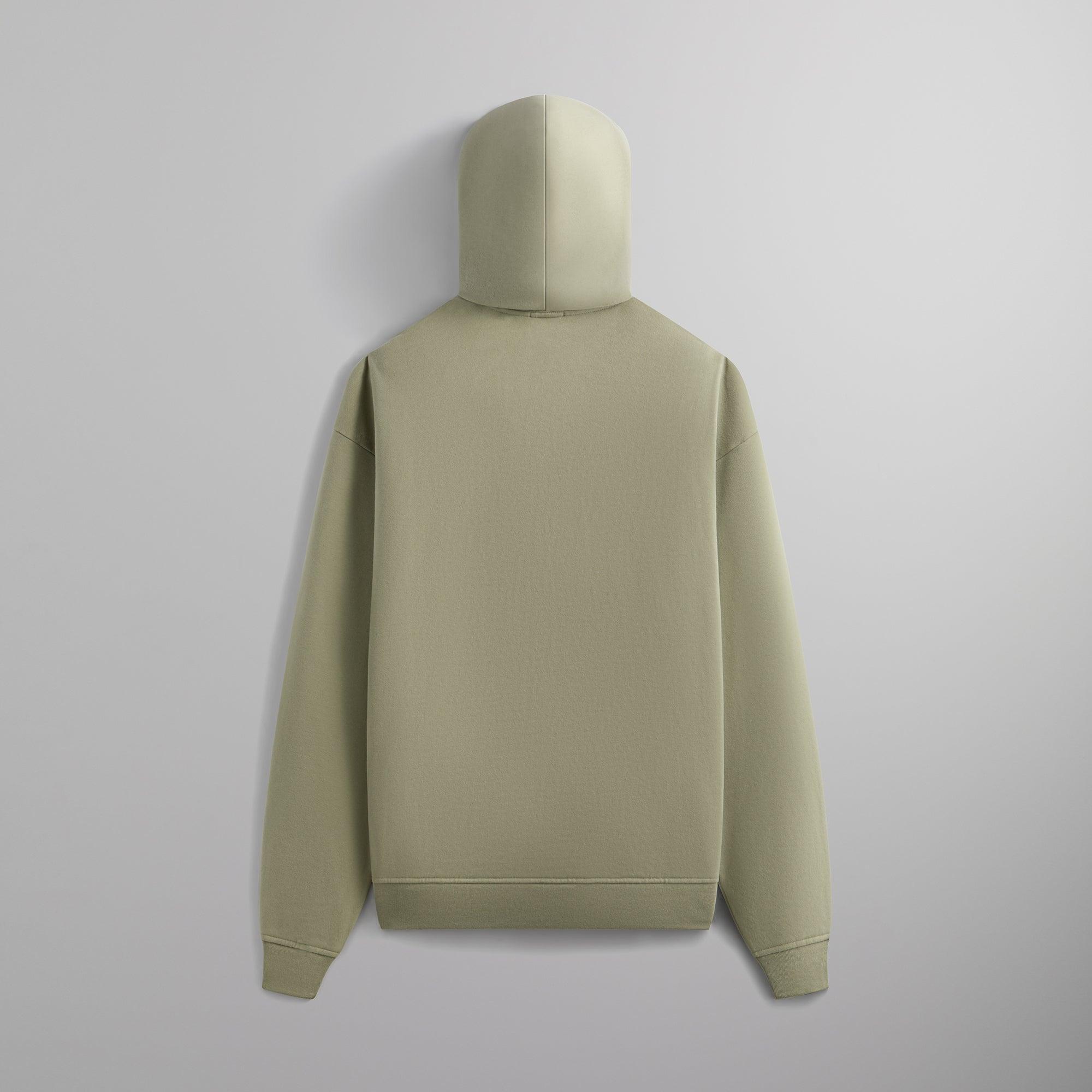 Kith Sueded French Terry Nelson Hoodie - Meadow Male Product Image