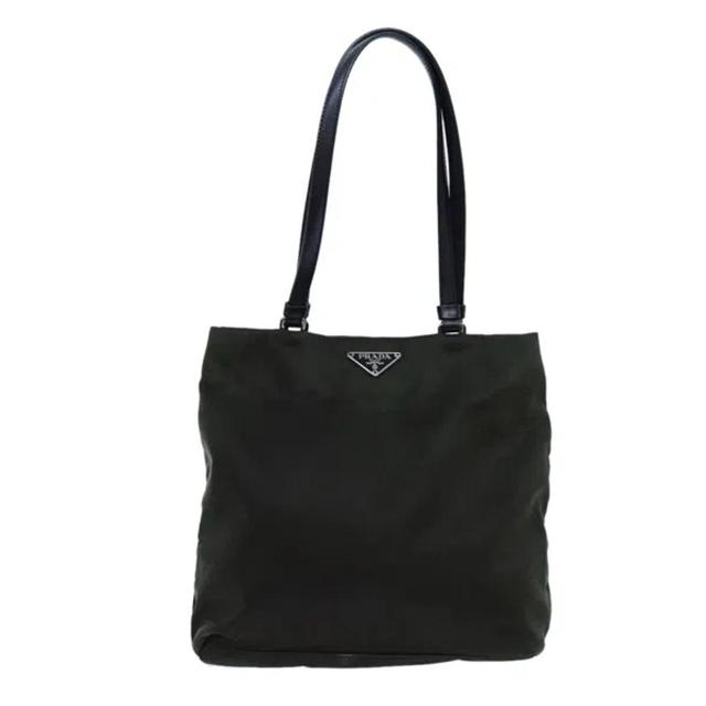 Tessuto Synthetic Tote Bag () In Khaki Product Image