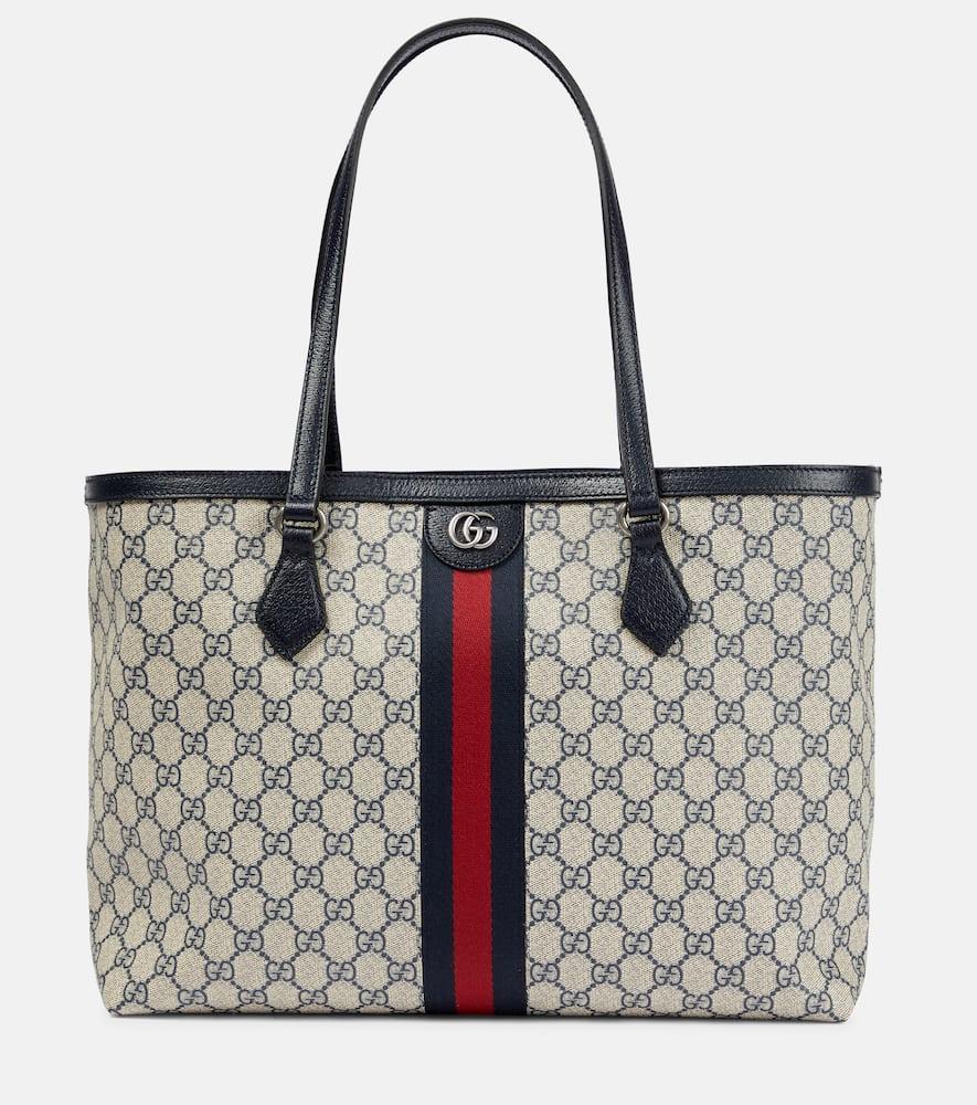 GUCCI Ophidia Medium Gg Tote In Beige Blu/blu/brb Product Image