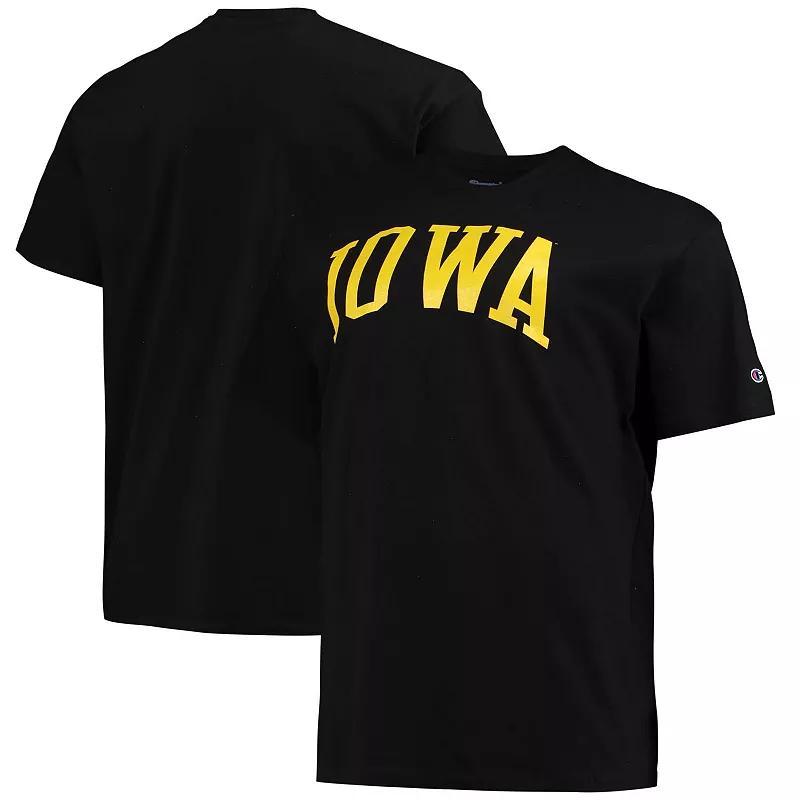 Mens Champion Iowa Hawkeyes Big & Tall Arch Team Logo T-Shirt Product Image