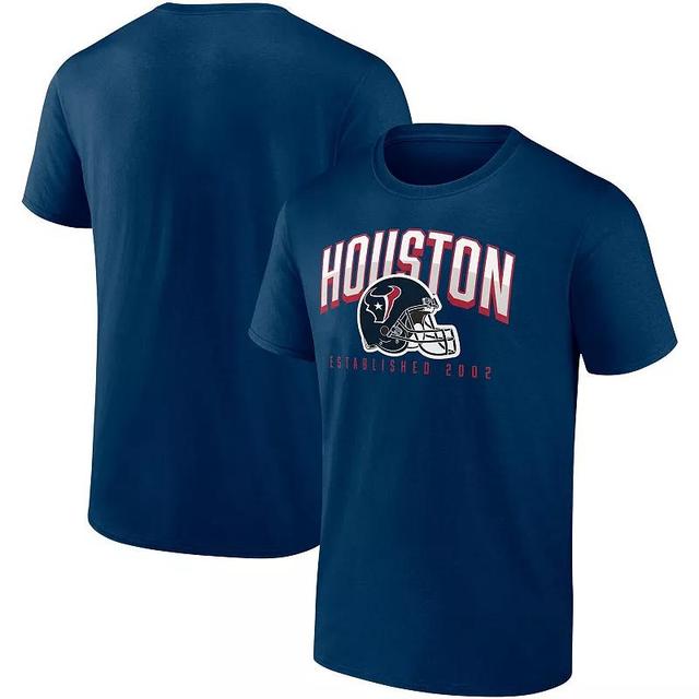 Mens Fanatics Branded Houston Texans T-Shirt Blue Product Image