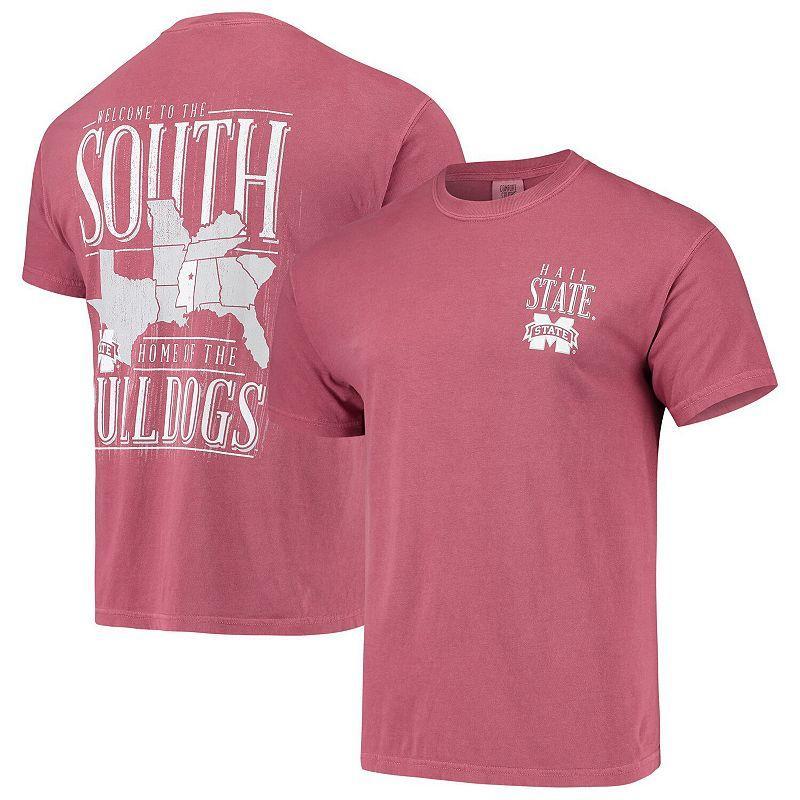 Mens Maroon Mississippi State Bulldogs Comfort Colors Welcome to the South T-Shirt Product Image