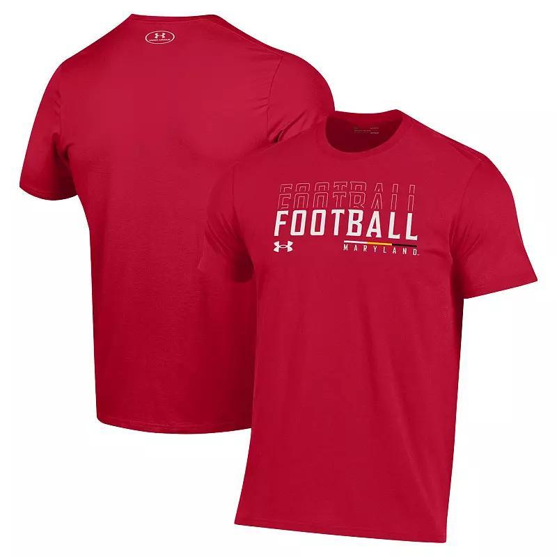 Mens Under Armour Maryland Terrapins 2024 Sideline Football Performance T-Shirt Product Image