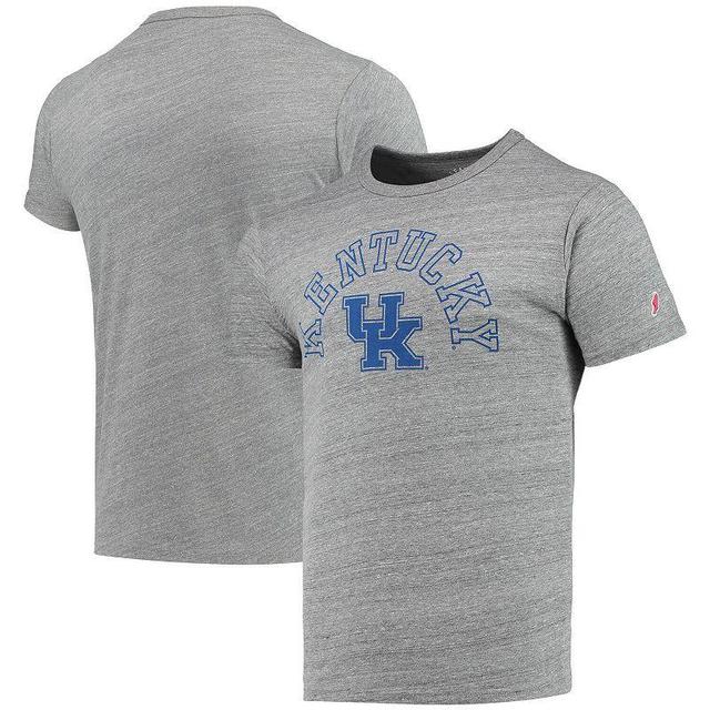 Mens League Collegiate Wear Heathered Gray Kentucky Wildcats Tide Seal Nuevo Victory Falls Tri-Blend T-Shirt Product Image