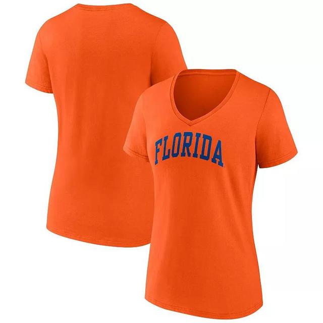 Womens Fanatics Branded Florida Gators Basic Arch V-Neck T-Shirt Product Image