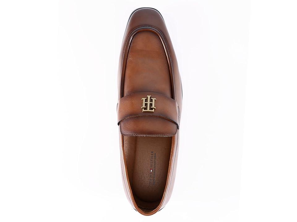 Tommy Hilfiger Mens Sawlin Logo Embellished Dress Loafers Product Image