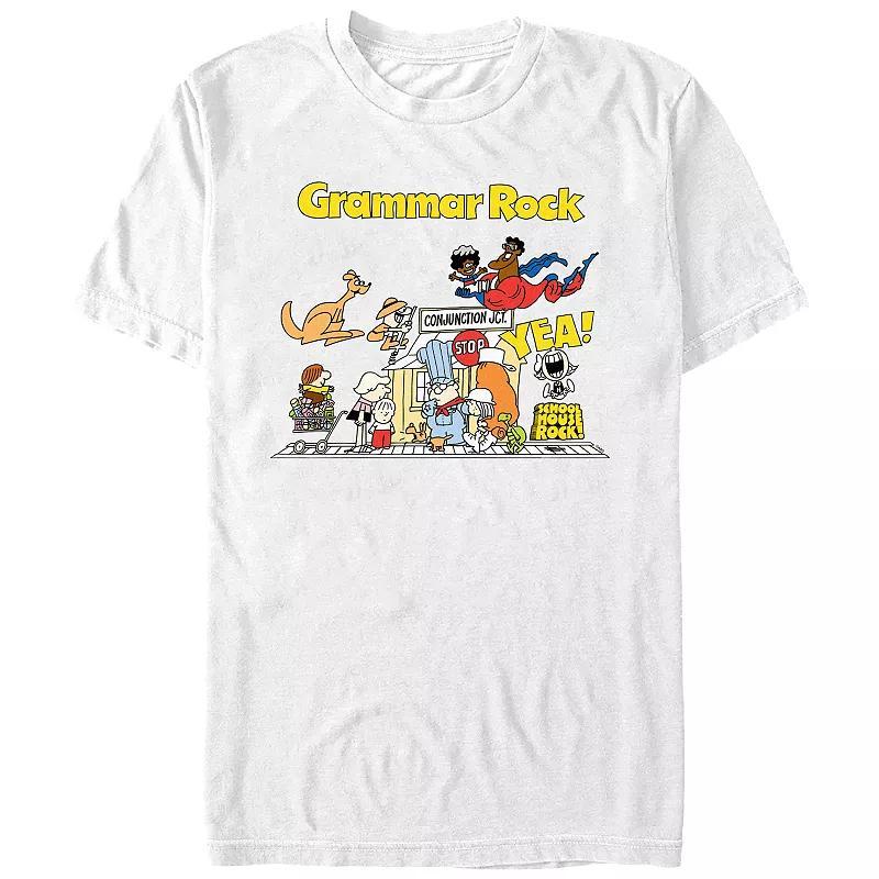 Mens Schoolhouse Rock! Grammar Rock Graphic Tee Product Image