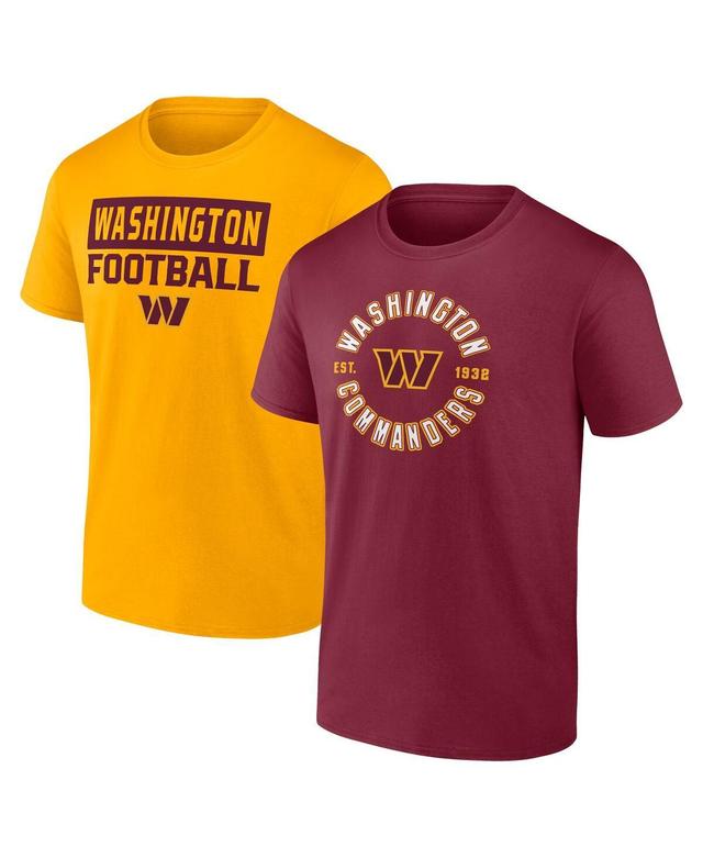 Mens Fanatics Washington Commanders Serve T-Shirt Combo Pack Product Image