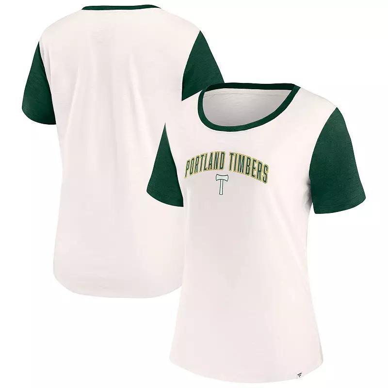 Womens Fanatics Branded Cream Portland Timbers Volley T-Shirt Product Image