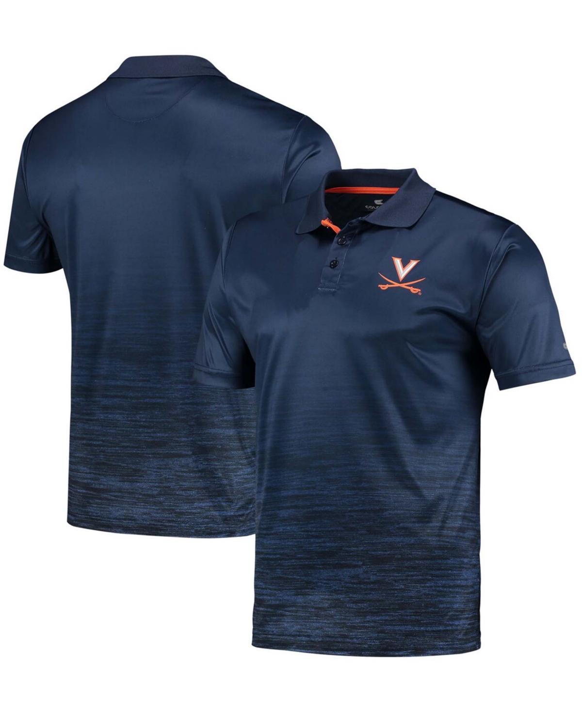 Mens Colosseum Virginia Cavaliers Marshall Polo Blue Product Image