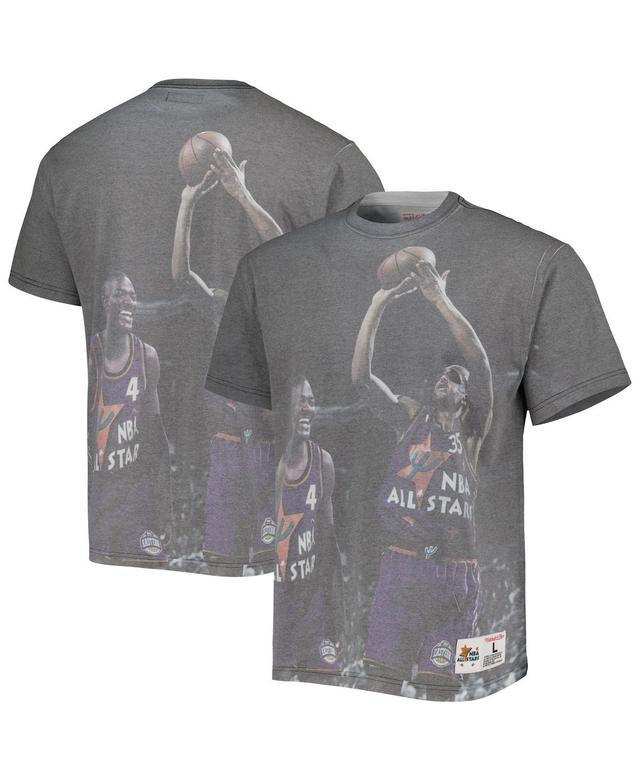 Mens Mitchell & Ness Detroit Pistons Above the Rim Graphic T-Shirt Product Image