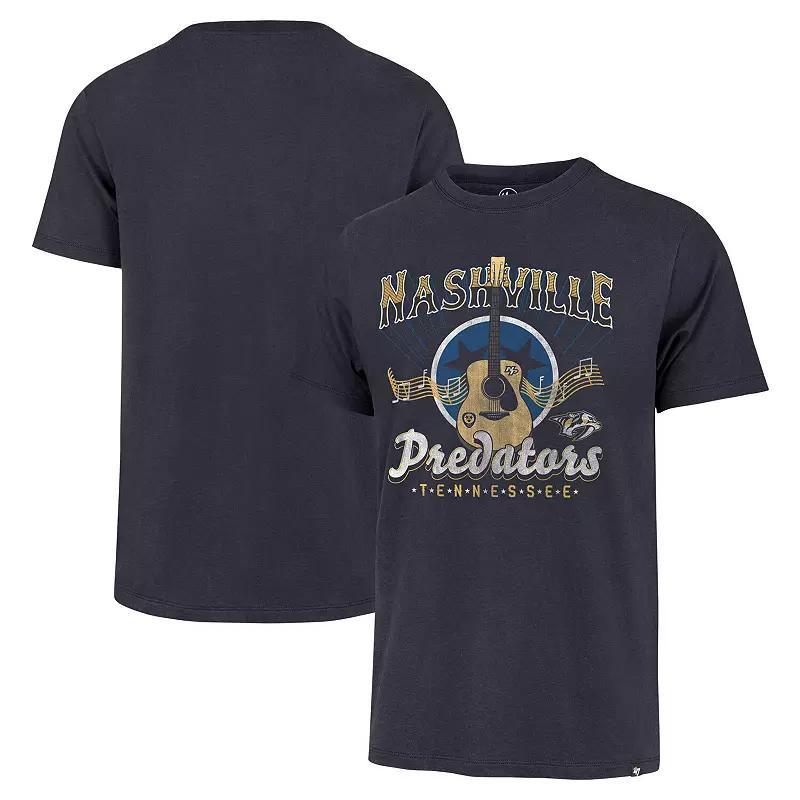 Mens 47 Navy Nashville Predators Regional Localized Franklin T-Shirt Pdt Blue Product Image