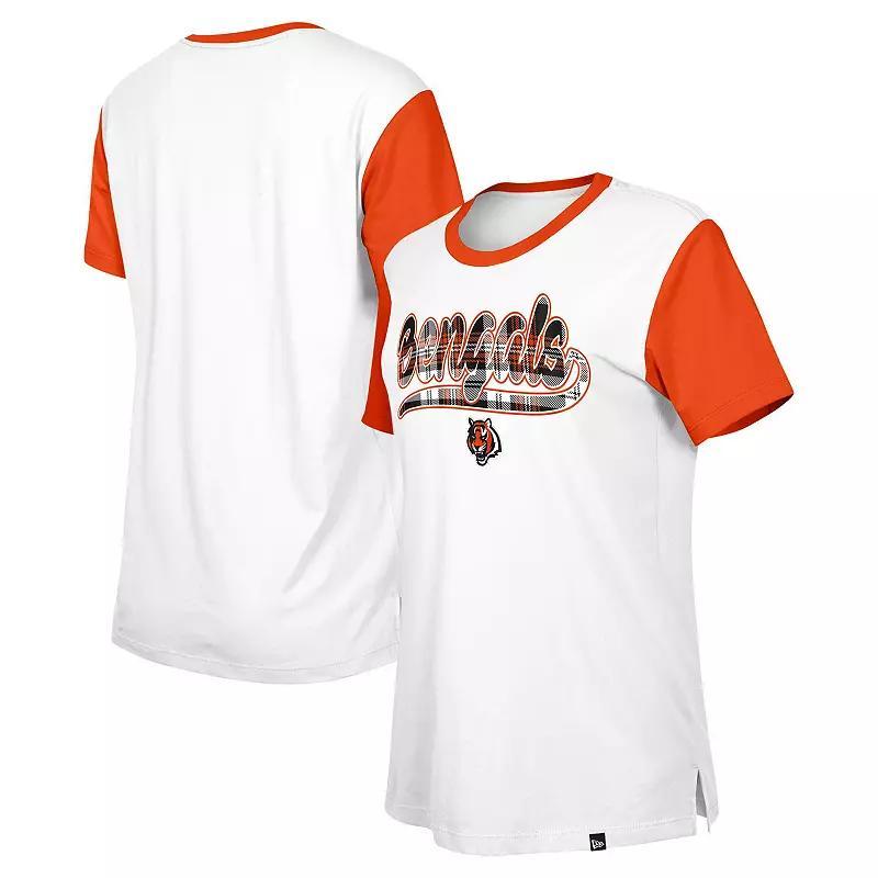 Womens New Era /Orange Cincinnati Bengals 3rd Down T-Shirt Product Image