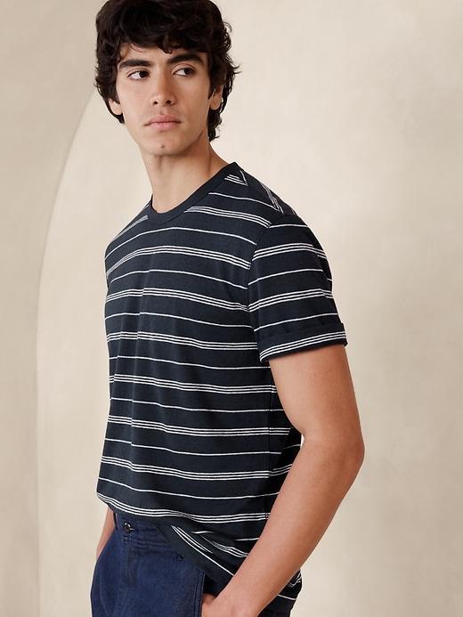 Linen-Blend T-Shirt Product Image