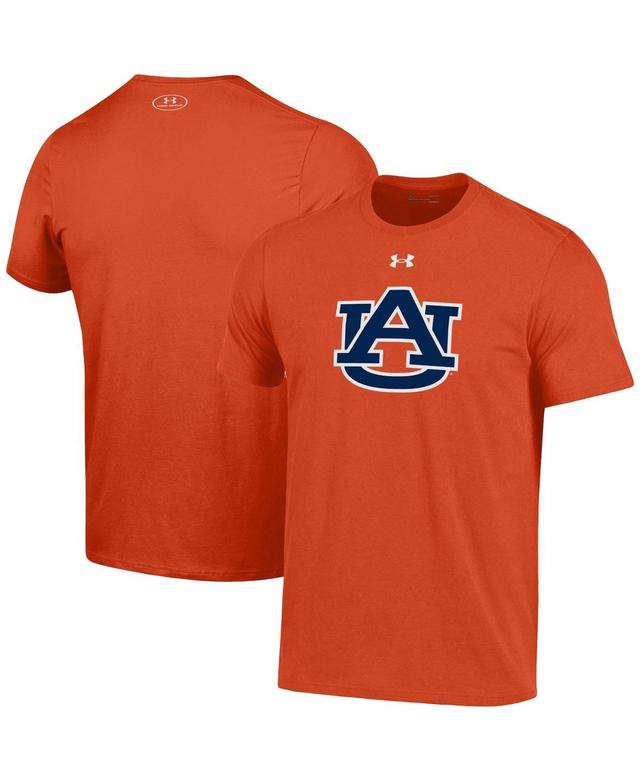 Mens Under Armour Orange Auburn Tigers School Logo Performance Cotton T-shirt Product Image