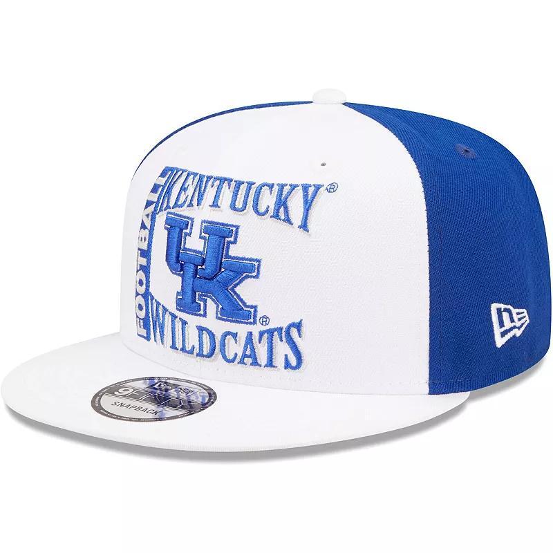 Mens New Era White Kentucky Wildcats Retro Sport 9FIFTY Snapback Hat Product Image