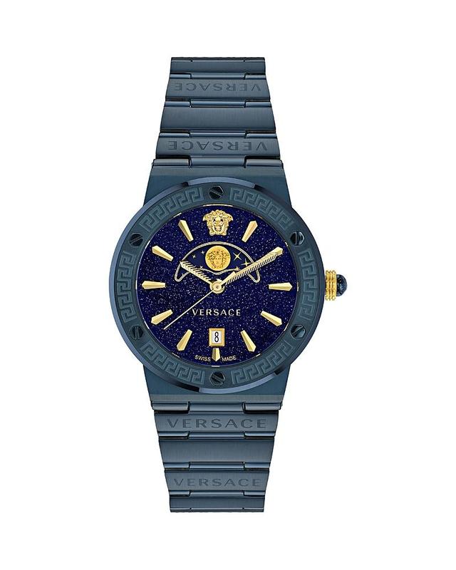 Versace Greca Logo Moonphase Watch, 38mm Product Image