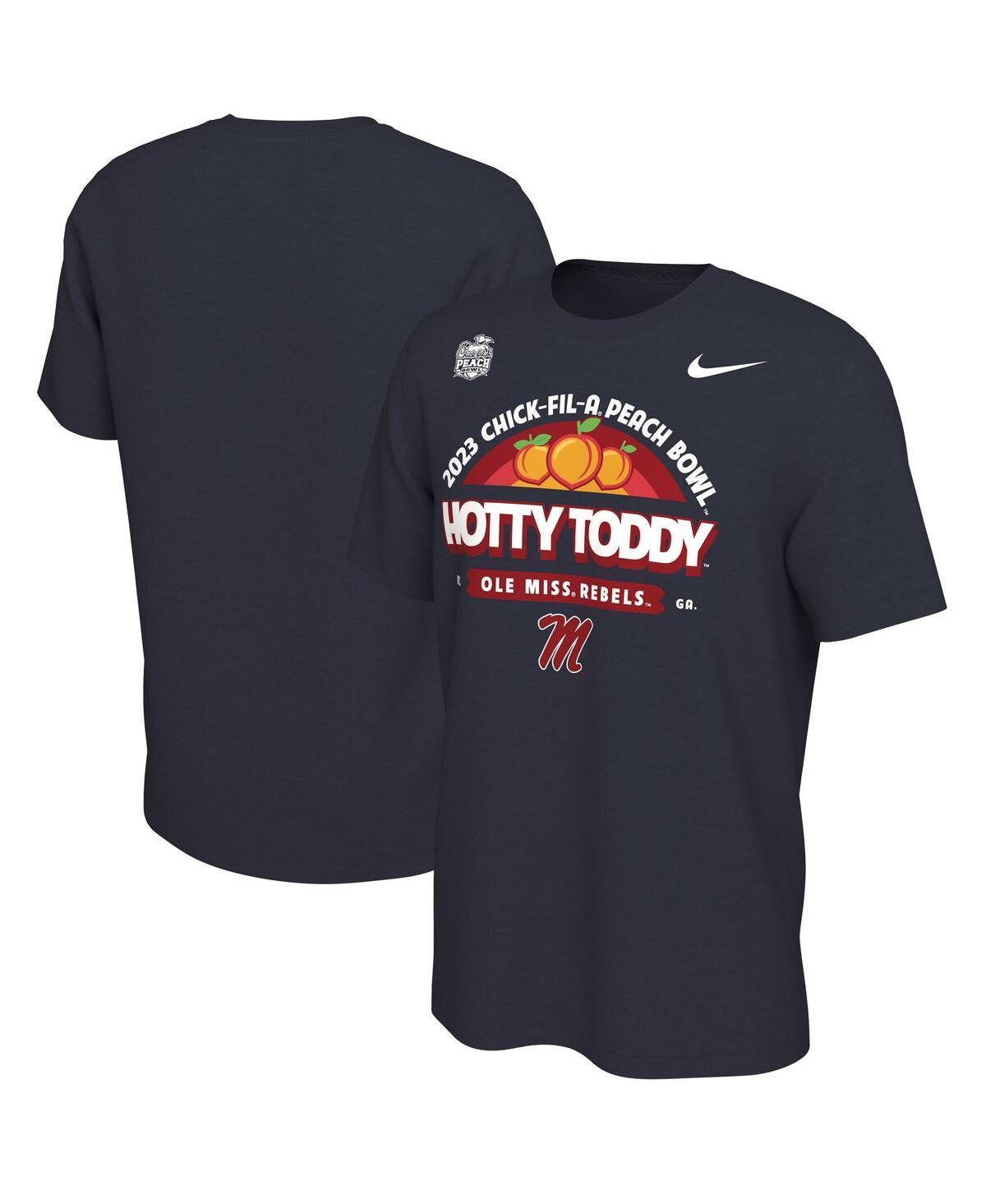 Mens Nike Navy Ole Miss Rebels 2023 Peach Bowl Mantra T-shirt Product Image