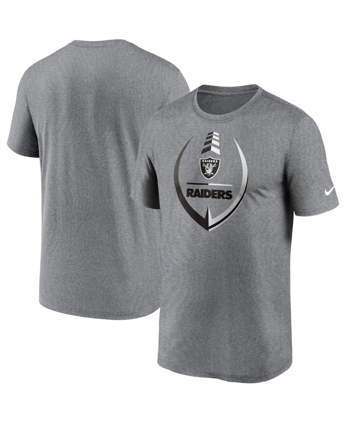 Mens Nike Charcoal Dallas Cowboys Wordmark Legend Performance T-Shirt Grey Product Image