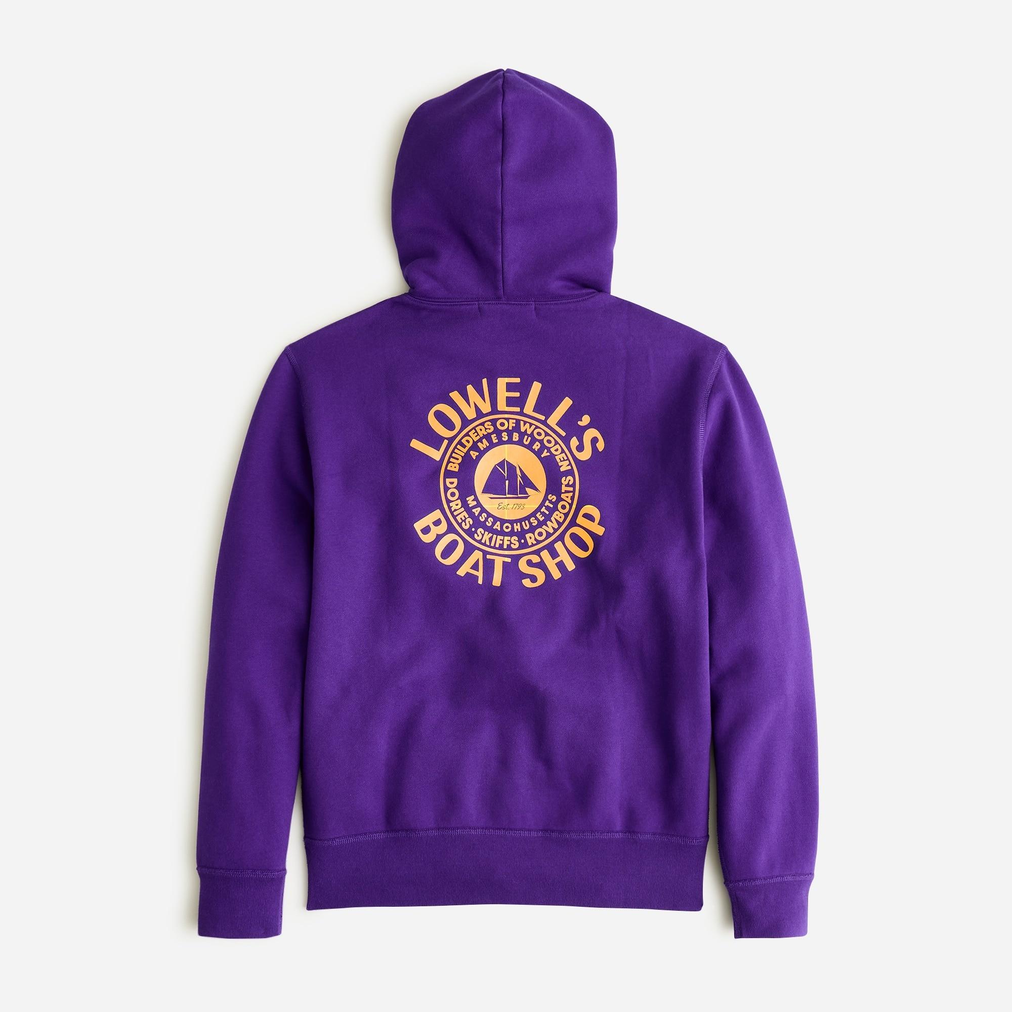 Lowell's Boat Shop X Wallace & Barnes graphic hoodie Product Image