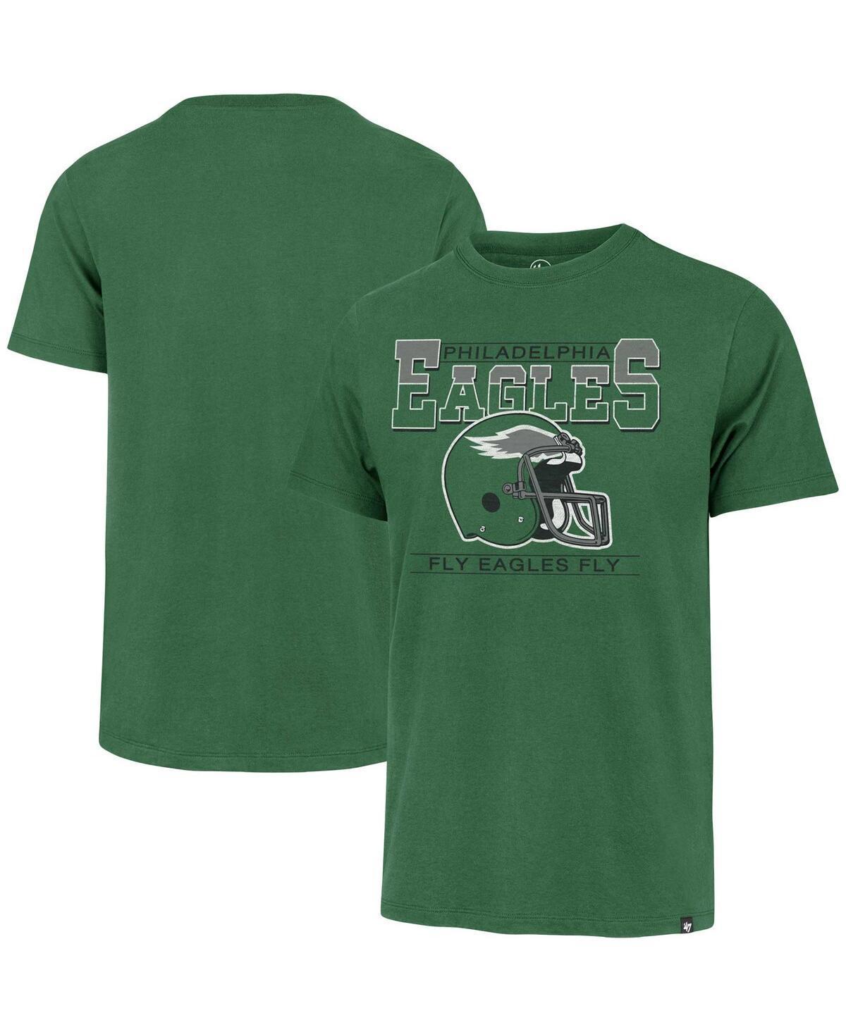 Mens 47 Brand Kelly Green Distressed Philadelphia Eagles Time Lock Franklin Big and Tall T-shirt Product Image