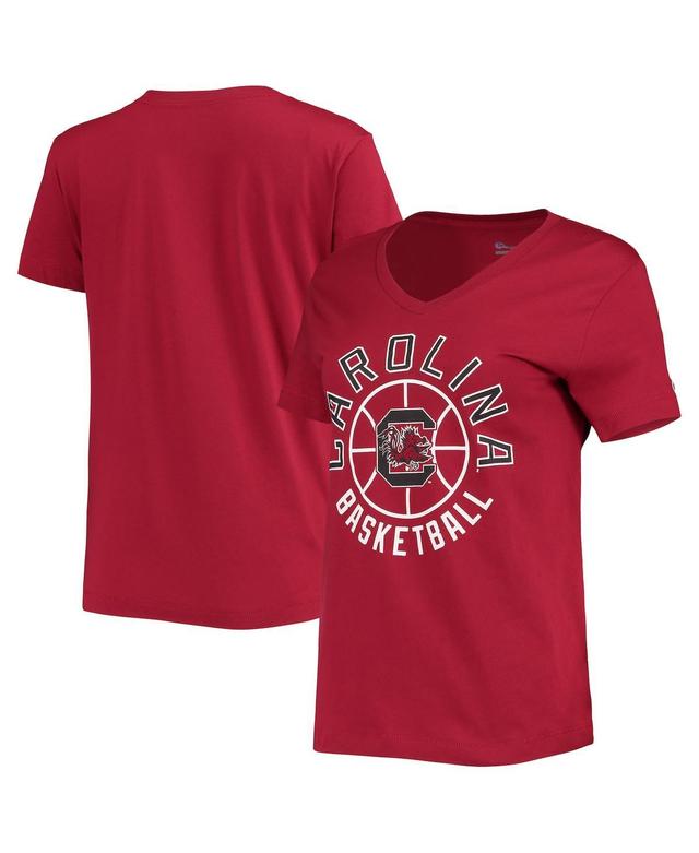 Womens Champion Garnet South Carolina Gamecocks Basketball V-Neck T-Shirt Product Image