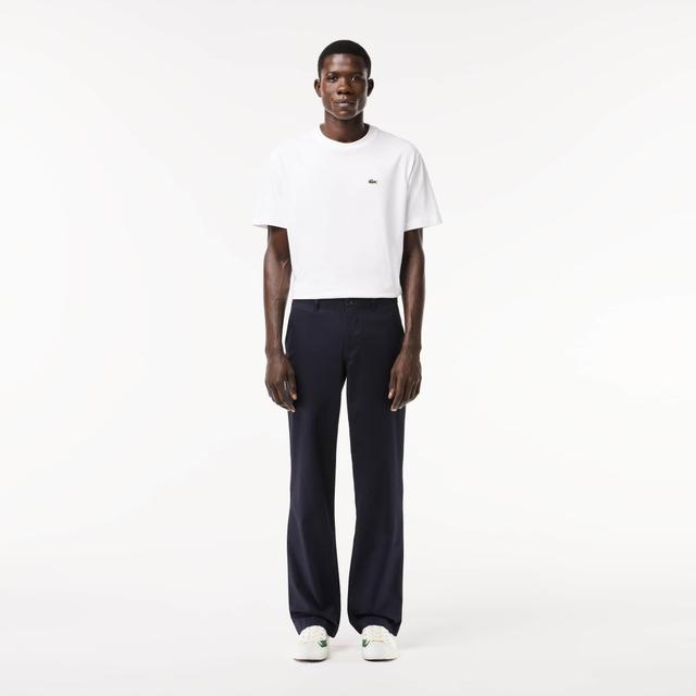 Straight Fit Cotton Twill Pants Product Image