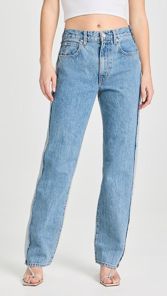 SLVRLAKE Re-Work London Panelled Reverse Jeans | Shopbop Product Image