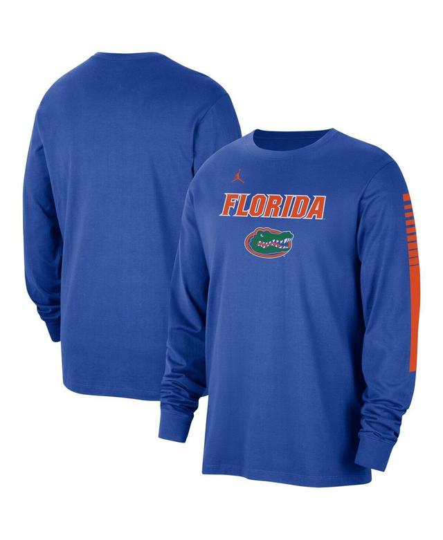 Mens Jordan Royal Florida Gators Slam Dunk Long Sleeve T-shirt Product Image