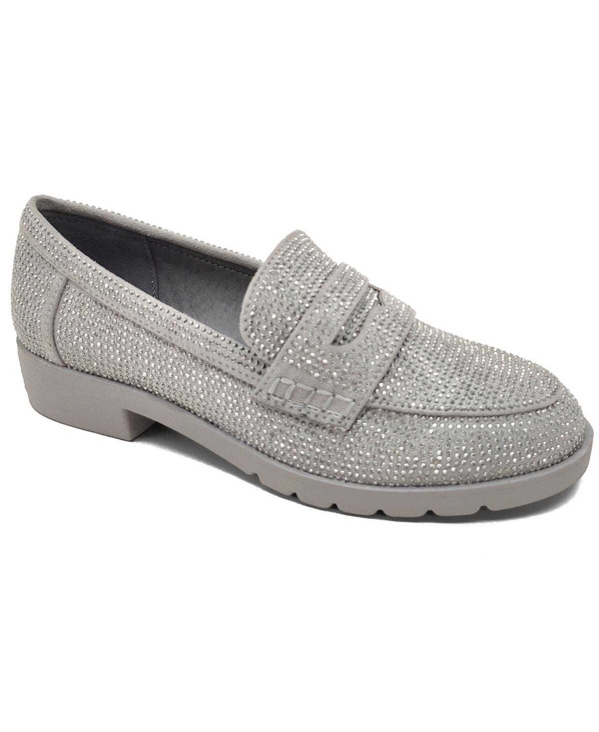 Kenneth Cole Reaction Womens Fern Jewel Slip On Loafers Product Image