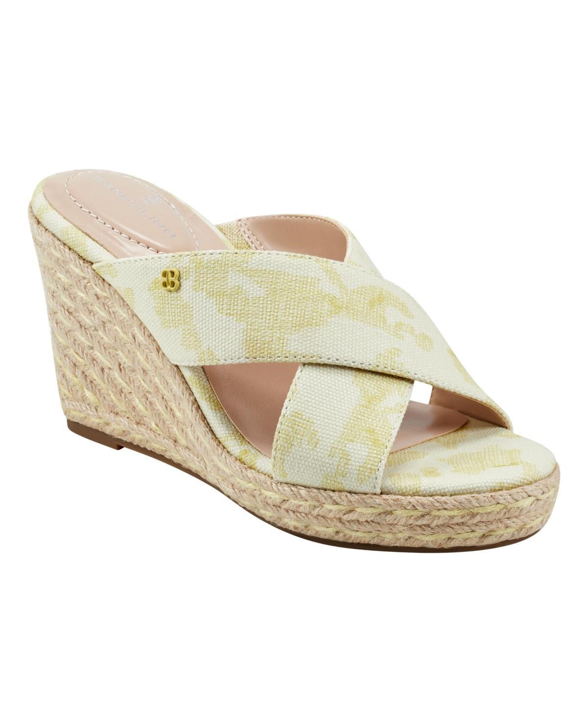 Bandolino Womens Kammie Espadrille Cross Strap Wedge Sandals Product Image