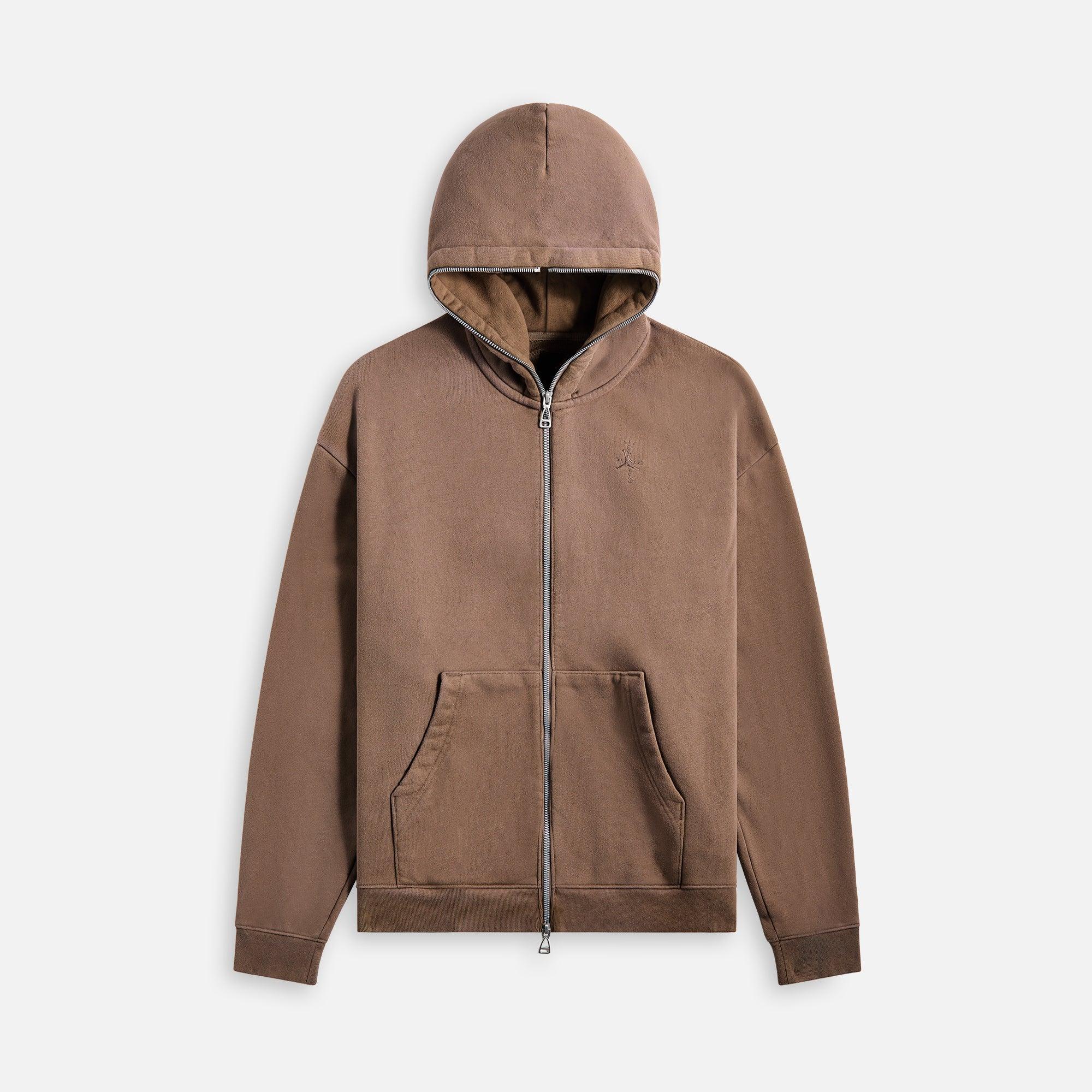 Nike Air Jordan x Travis Scott Full Zip Hoodie - Palomino Male Product Image