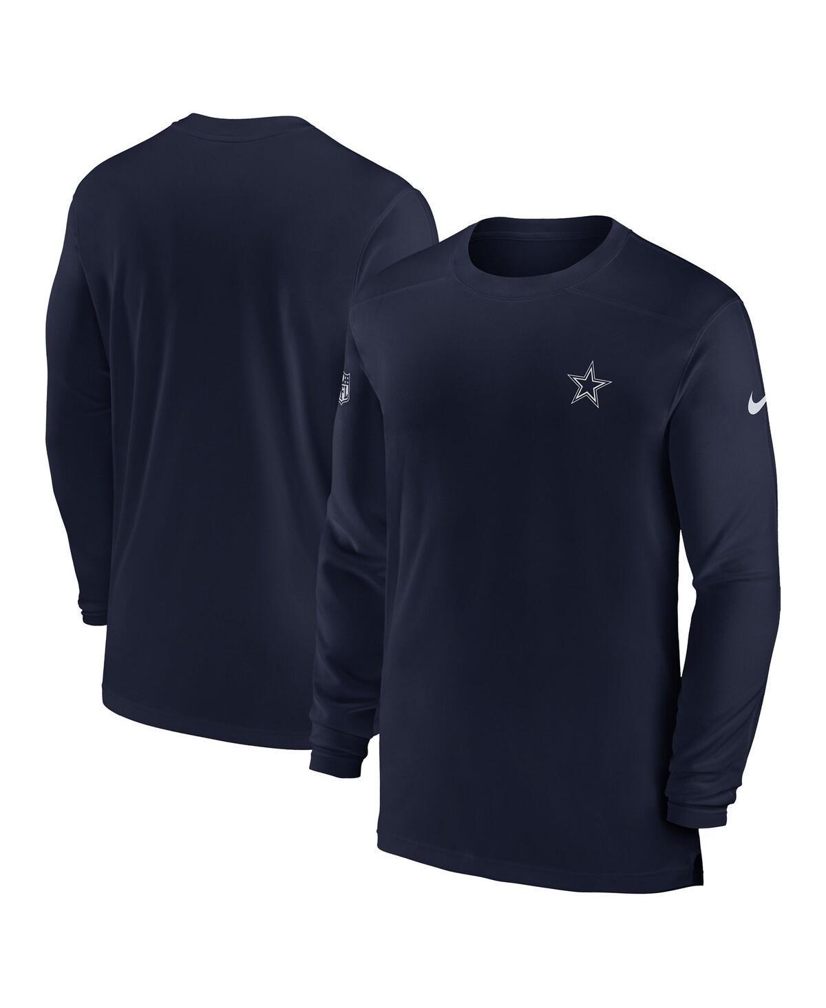 Nike Mens Dallas Cowboys Coach UV Long Sleeve T-Shirt - at Academy Sports Product Image