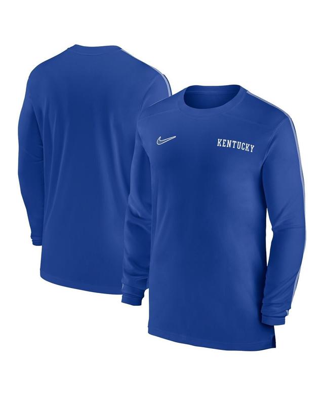 Nike Mens Texas Longhorns 2024 Sideline Coach Uv Performance Long Sleeve T-Shirt - White Product Image