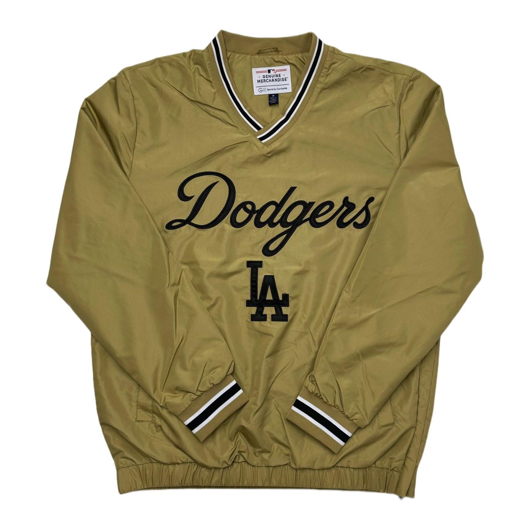 Los Angeles Dodgers Genuine Merchandise MLB Windbreaker Mens Jackets - Mustard Male Product Image