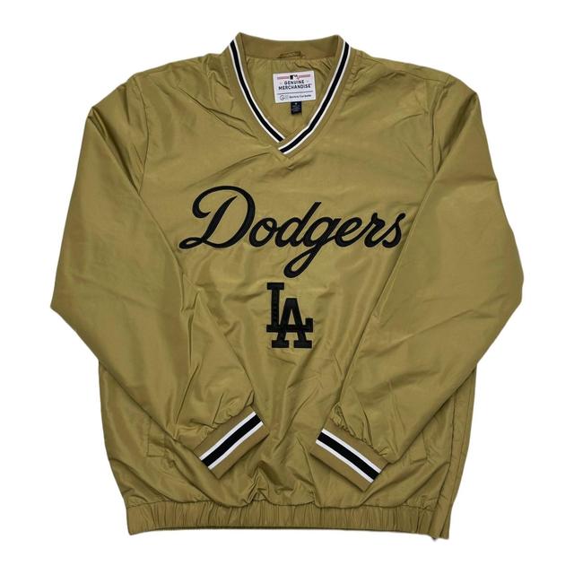 Los Angeles Dodgers Genuine Merchandise MLB Windbreaker Mens Jackets - Mustard Male Product Image