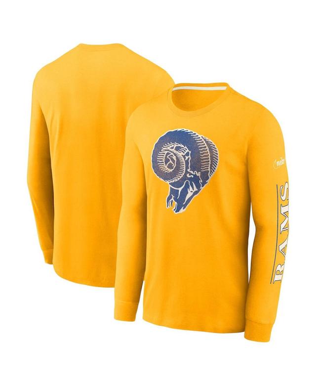 Mens Nike Los Angeles Rams Fashion Long Sleeve T-Shirt Product Image