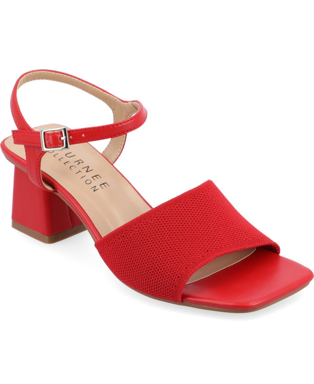 Journee Collection Womens Evylinn Block Heel Sandals Product Image