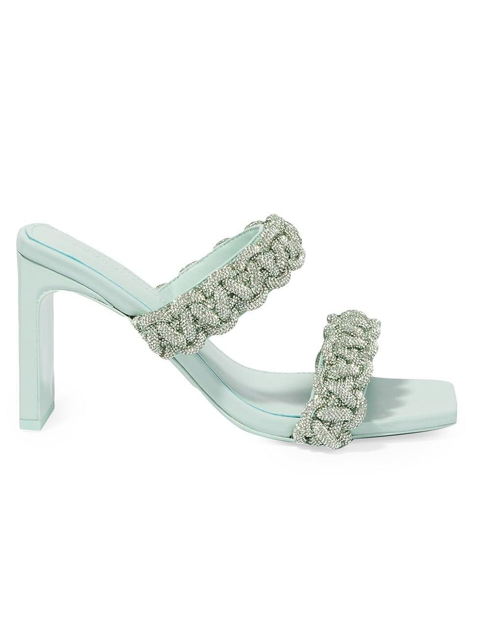 Womens Walker 88MM Crystal Rope Mules Product Image