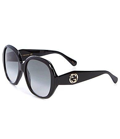 Womens GG Acetate 56MM Round Sunglasses Product Image