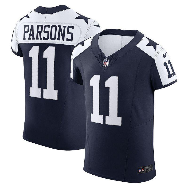 Mens Nike Micah Parsons Dallas Cowboys Alternate Vapor F.U.S.E. Elite Jersey Blue Product Image