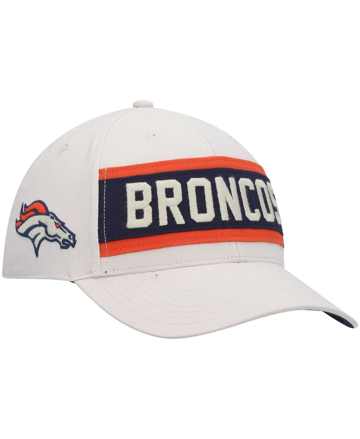 Mens 47 Cream Denver Broncos Crossroad MVP Adjustable Hat Product Image