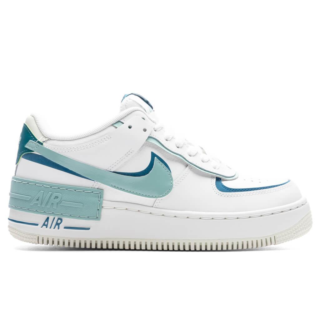 Women's AF1 Shadow - Summit White/Mineral/Industrial Blue Female Product Image