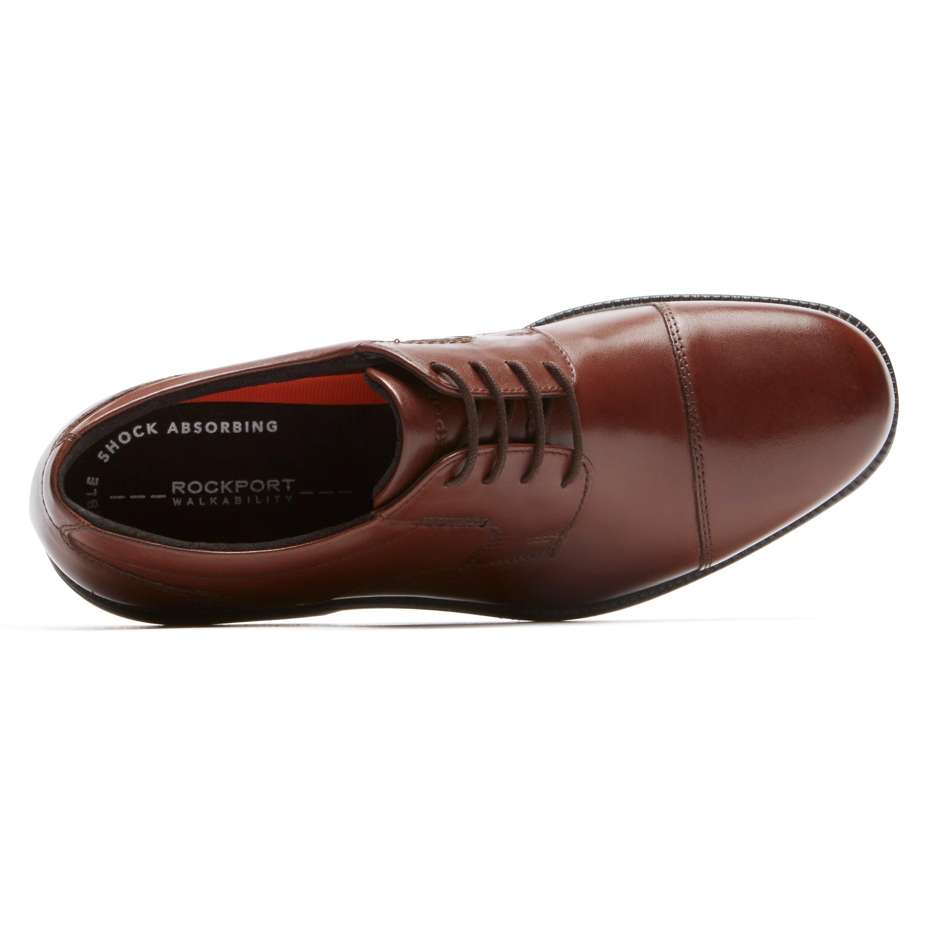 Rockport Mens Charles Leather Derbys - Black Product Image