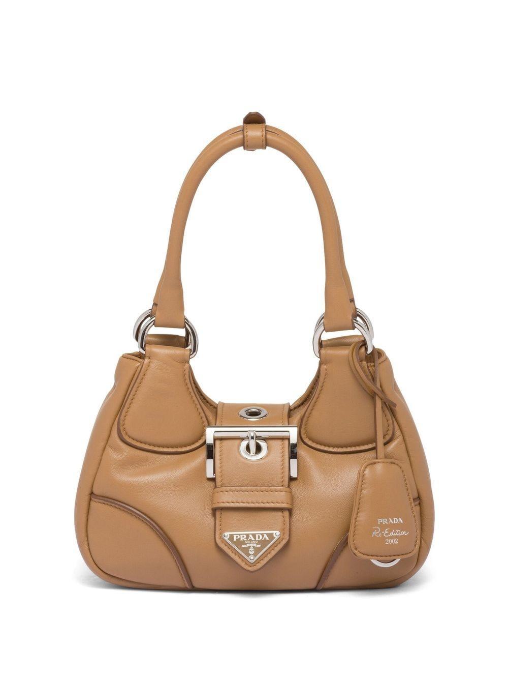 Moon Padded Nappa-leather Bag In Brown Product Image