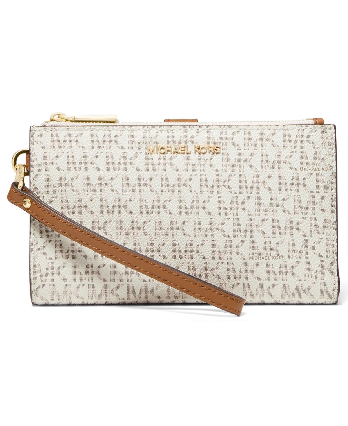 Michael Kors Signature Logo Jet Set Double Zip Wristlet Product Image