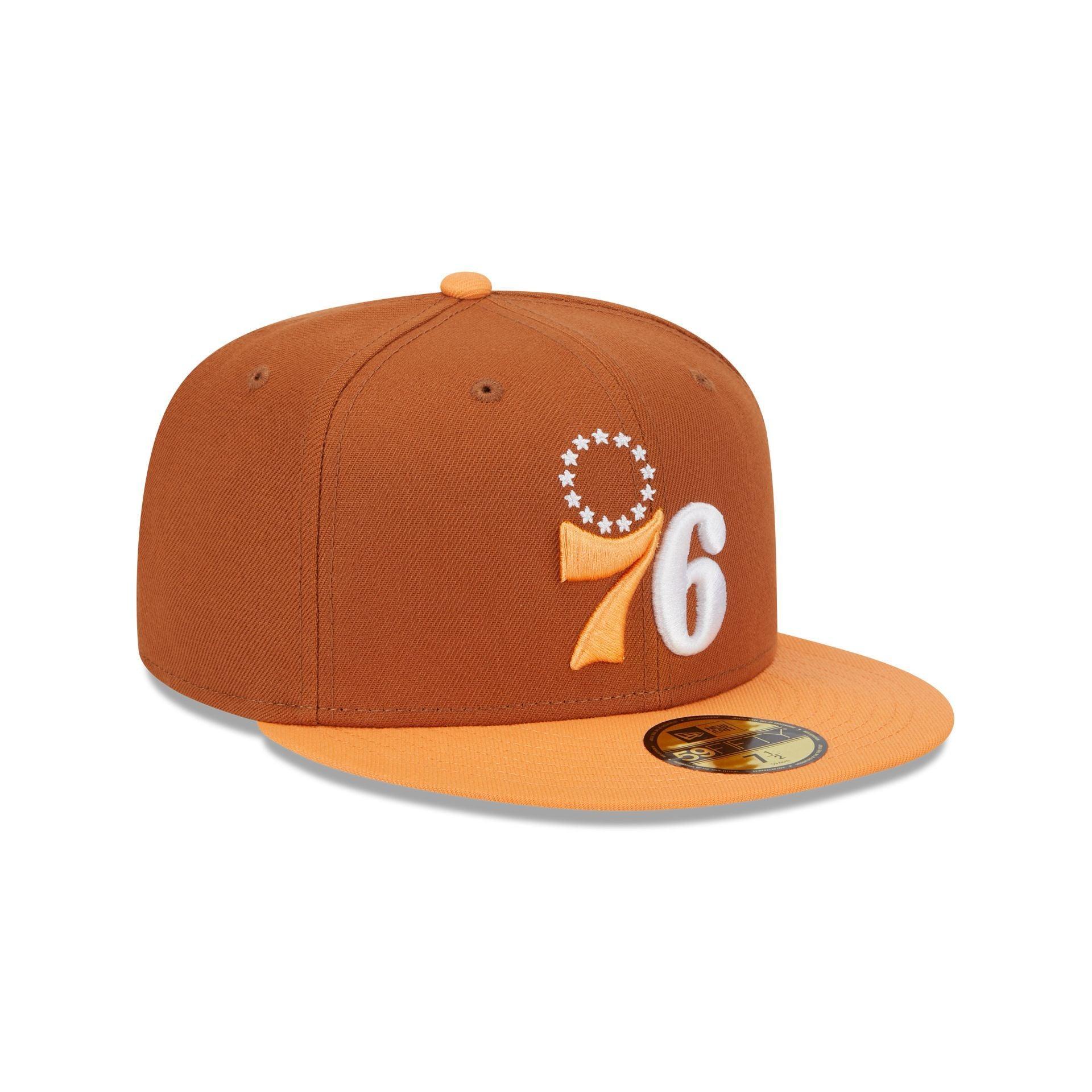 Philadelphia 76ers Color Pack Earthy Brown 59FIFTY Fitted Hat Male Product Image