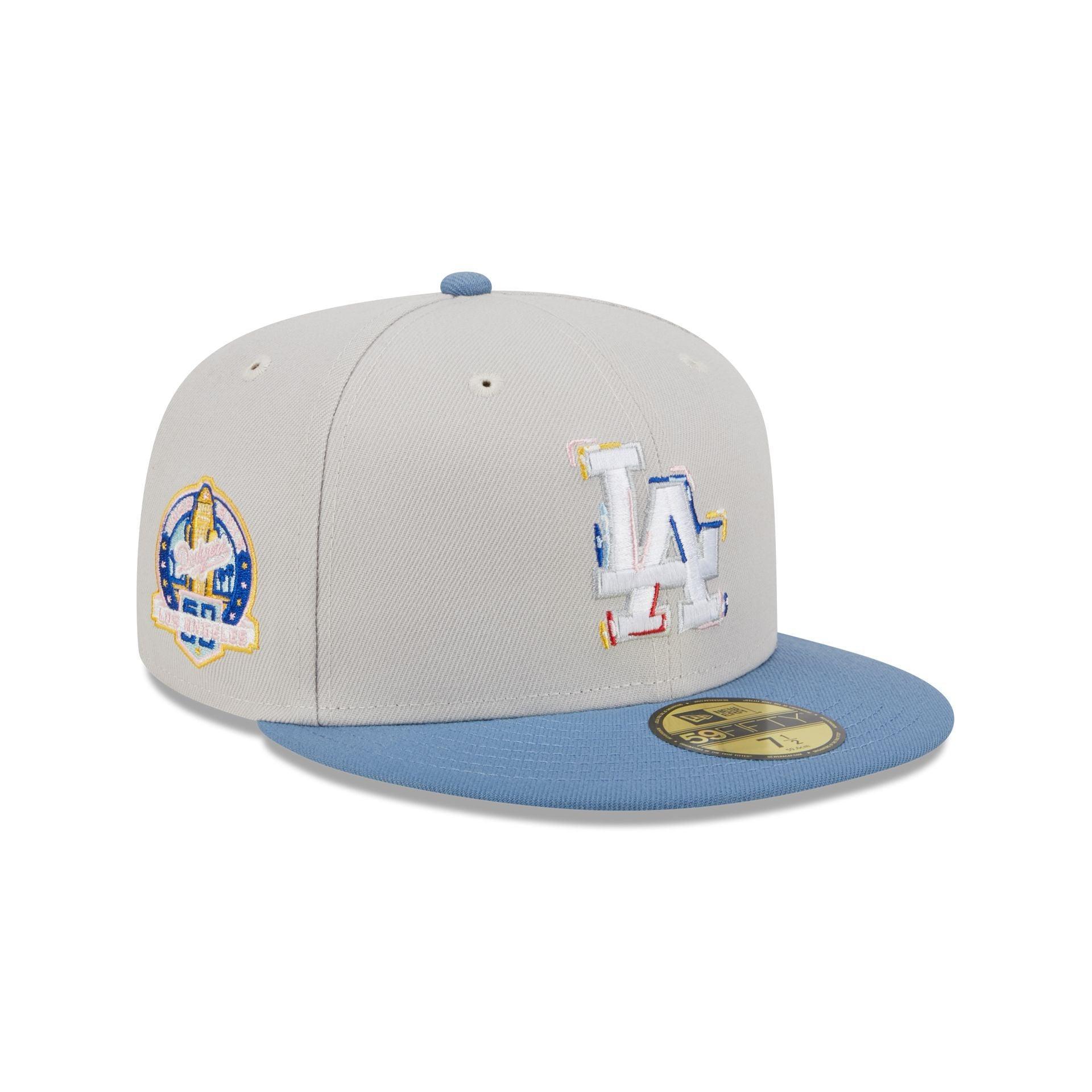 Los Angeles Dodgers Color Brush 59FIFTY Fitted Hat Male Product Image