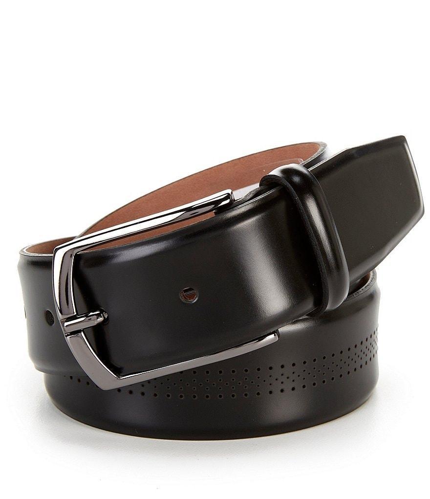 Flag LTD. Men's Noble Perforated Leather Belt Product Image