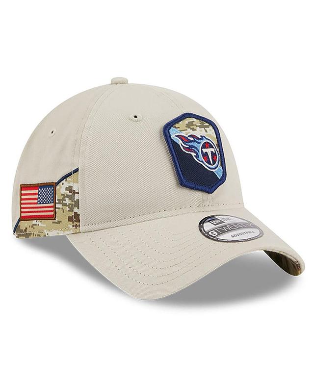 Mens New Era Stone Tennessee Titans 2023 Salute To Service 9TWENTY Adjustable Hat Product Image